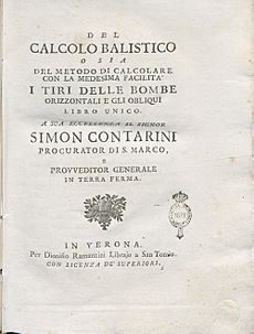 Marzagaglia, Gaetano – Del calcolo balistico, 1748 – BEIC 11380801