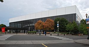 Memorial Coliseum wide view from north, 2013