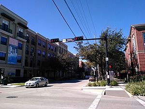 The intersection of Bagby and McGowen streets in western Midtown
