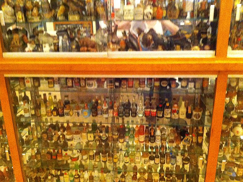 Miniature bottles collection