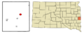 Moody County South Dakota Incorporated and Unincorporated areas Flandreau Highlighted