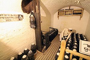 New Tavern Fort shell room