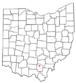 Location of Coalton, Ohio