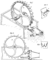 Pelton wheel (patent)