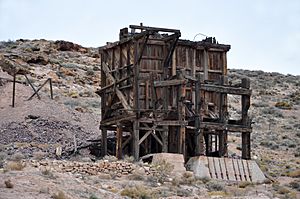 Ruins at Pioneer, Nevada, a former mining town