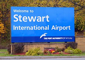 Port Authority Stewart Airport sign