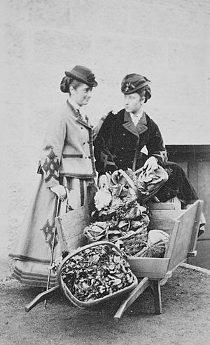 Princess Louise (1848-1939) and Louise van de Weyer by James Valentine (1815-1879)