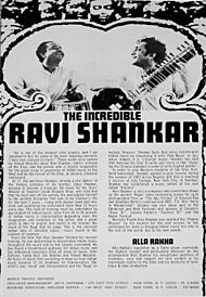 Ravi Shankar flier back