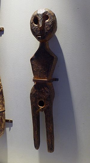 Replica of the Dagenham Idol in the Museum of London