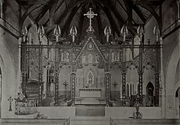 Rood Screen, Chancel, and Altar, 1900