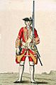 Soldier of 3rd regiment 1742