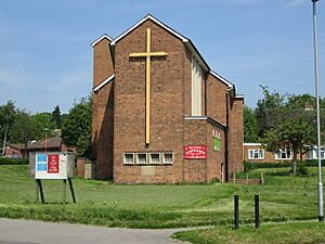 St Richards Church - viewed from Ramshead Hill (geograph 3985505)