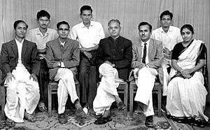 T. V. Venkatachala Sastry with G. S. Shivarudrappa