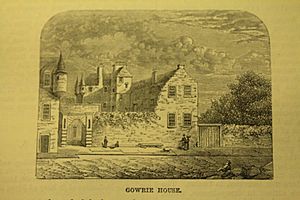 The Gowrie House in Perth c,1650