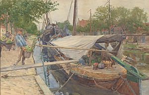 The Market Boat-1901-William Rainey-By Courtesy of National Gallery of Victoria, Melbourne