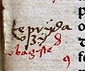 The earliest known Lithuanian glosses (~1520–1530), words (tepridaužia, ubagystė)