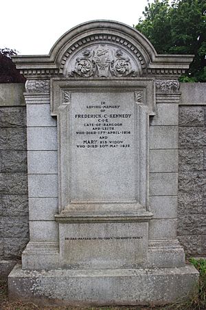 The grave of Frederick Charles Kennedy, Dean Cemetery