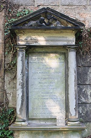 The grave of George Harvey, Warriston Cemetery