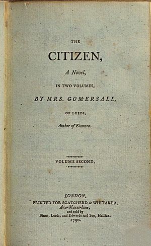 Title page Ann Gomersall The citizen London 1790