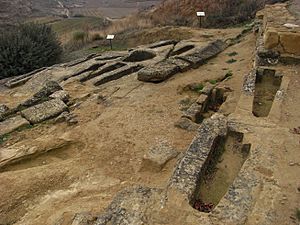 Tumbas antropomórficas de Santa María de La Piscina