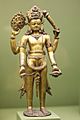WLA brooklynmuseum Standing Figure of Vishnu gilt bronze