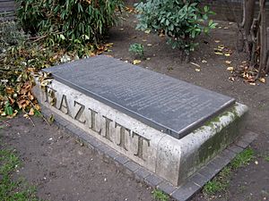 William Hazlitt memorial