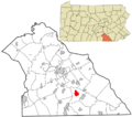 York County Pennsylvania incorporated and unincorporated areas Winterstown highlighted