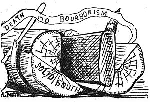 'Death to Bourbonism' Cartoon