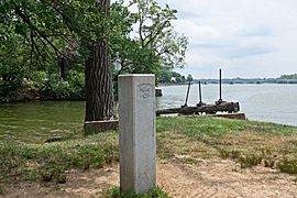 00 Mile Marker on Chesapeake and Ohio canal