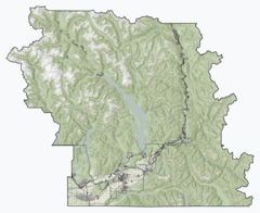Hope is located in Fraser Valley Regional District