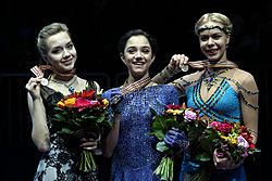 2016 European Championships Ladies Podium