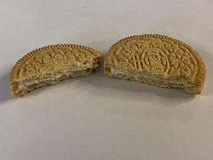 2020-01-28 10 11 51 A Golden Oreo broken in two pieces in the Dulles section of Sterling, Loudoun County, Virginia