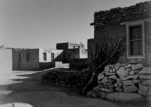 Houses at Acoma Pueblo, 1941
