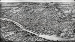 Aero view of New Brunswick, New Jersey, 1910 (cropped)
