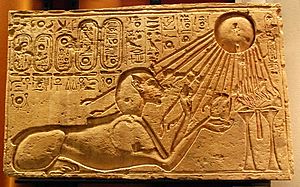 Akhenaten as a Sphinx (Kestner Museum)