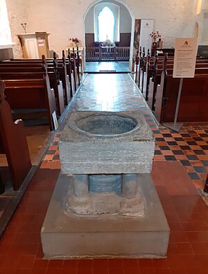 All Saints Vange Font