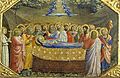 Angelico, predella dell'annunciazione 05 dormitio virginis