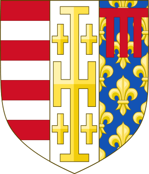 Arms of Andre of Hungary and Naples