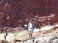 Banded Iron Formation of Hamersley Range DSCN2938