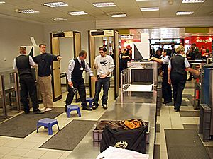 Berlin Schönefeld Airport metal detectors