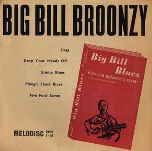 Big Bill Broonzy EP Cover 1956 (Melodisc EPM7-65)