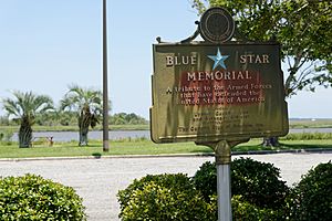 Blue Star Highway marker, Brunswick, GA, US
