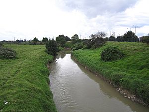 Bogotá Río Tunjuelito a la altura de la 61S