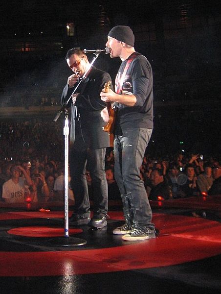 Bono and Edge in Auckland