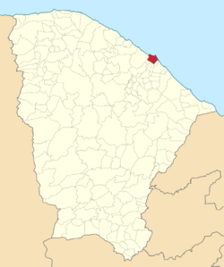 Location of Fortaleza