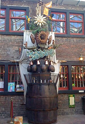 Clock at the Rum Story - geograph.org.uk - 1299701
