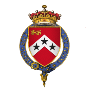 Coat of arms Sir Robert Carr, 1st Earl of Somerset, KG