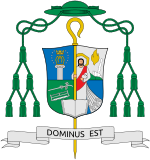 Coat of arms of Luis Antonio Gokim Tagle as Bishop of Imus