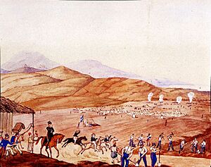 Construction of the Athens-Piraeus highway, 1835-36