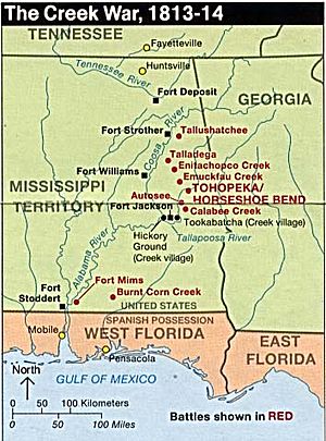 Creek war 1813-14